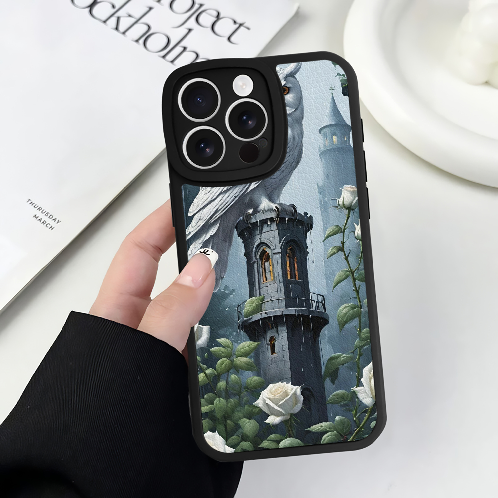 （画像用） Harry Potter ハリー・ポッターシリーズ 【iPhone 16シリーズ対応】シリコンスマホケース（レザー調） 材質：シリコン